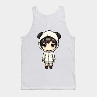 Japanese Manga Character Drawing Tank Top